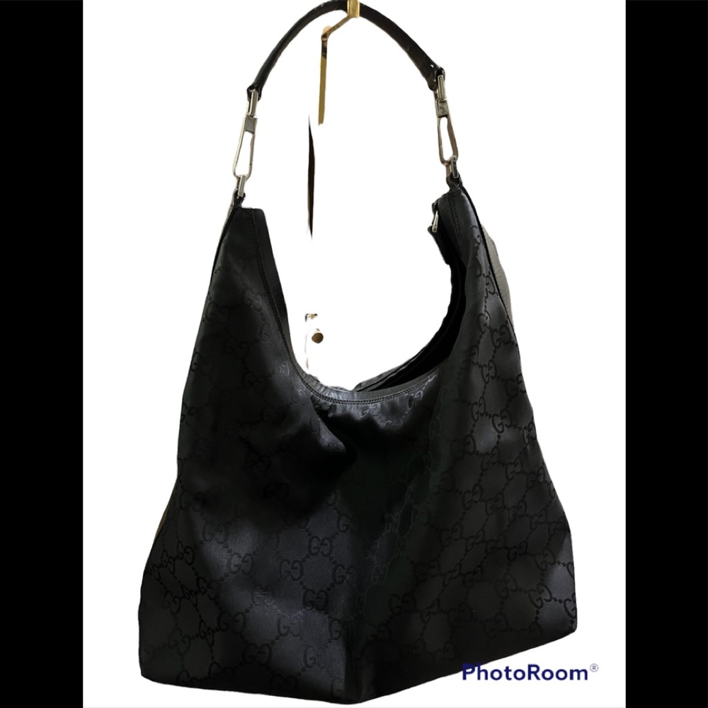 Gucci cloth hobo bag